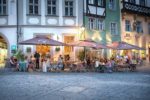 Outdoor restaurant in Bamberg