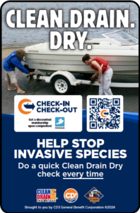 New Boat Ramp Signs Help Anglers and Boaters Prevent Invasive Species
